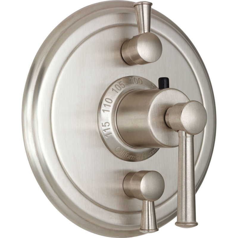 Miramar 1.8 GPM Styletherm Shower System with Showerhead and Tub Spout, Satin Nickel