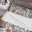 Ensemble de housse de couette bohème orange et bleu à motif cachemire - Microfibre polyester-739764789-739764790