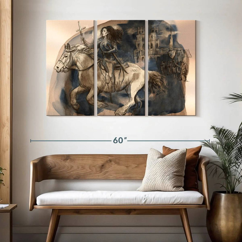 Leisha Joan Of Arc, 32" H x 50" W
