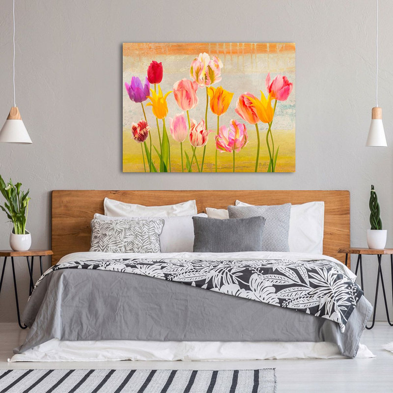 Summer Tulips by Teo Rizzardi - Wrapped Canvas Art Prints, 70cm H x 100cm W x 4cm D