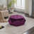 Velvet Fabric Tufted Storage Ottoman-318201363