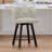 26"Swivel Upholstered Counter Stool With Metal Frame-513637442