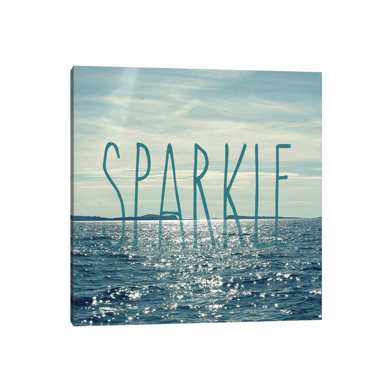 Sparkle In The Ocean by Sarah Gardner - Gallery-Wrapped Canvas Giclée on Canvas, Canvas, 30.48 cm H x 30.48 cm W