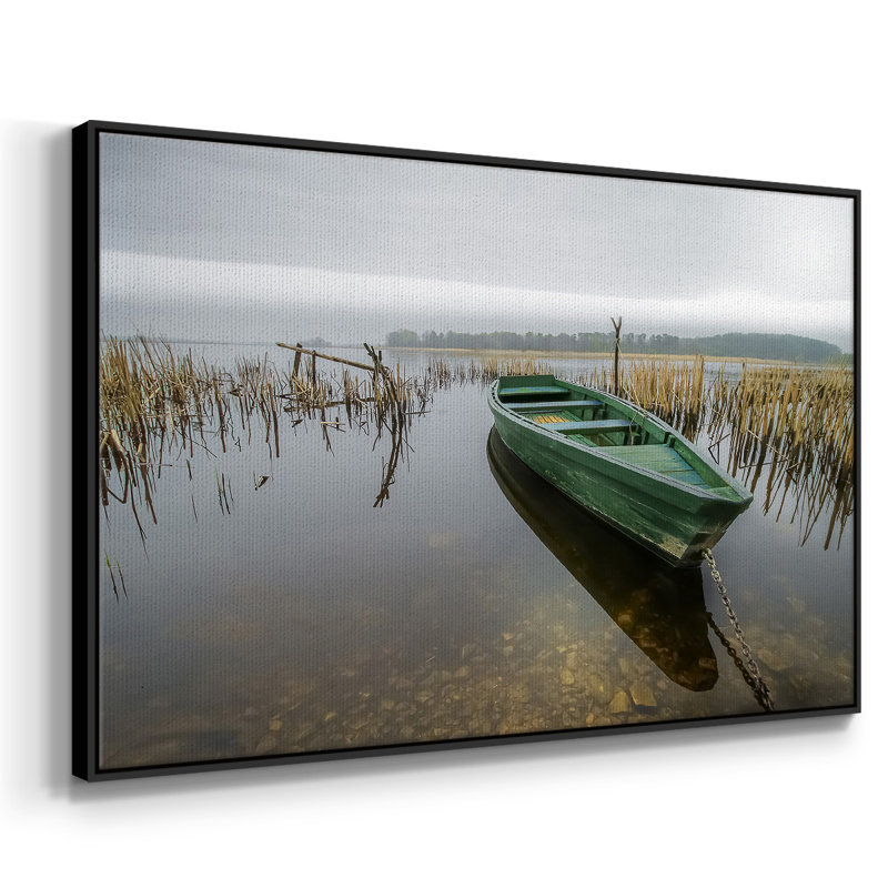 Green One, reproduction d'art sur toile, H 17 po x l 25 po x P 2 po, Noir