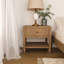 Bangor 3 Pieces Bedroom Set, Solid Wood Bed Frame with 2 Matching Nightstands-1717331285-1717331287