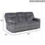 Canapé Comfy G00880A-RS, gris