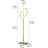 Heavy Duty Coat Rack Tree Shaped Metal Independent Coat Rack, Equipped With A Sturdy Marble Base Corner Coat Rack