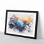 Lotus Flower Watercolour - Framed Print-56738845-56738846