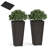 30” Tall Flower Pot Set of 2 Planter Pots with Open-ended Base & Non-woven Soil Bag