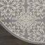 Tapis floral ivoire / gris Yurig-1546917708