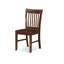 L'ensemble 6 pièces de table et chaises de cuisine contient une table de salle à manger rectangulaire avec rallonge papillon et 4 chaises de salle à manger avec banc, acajou-710594563-710594589