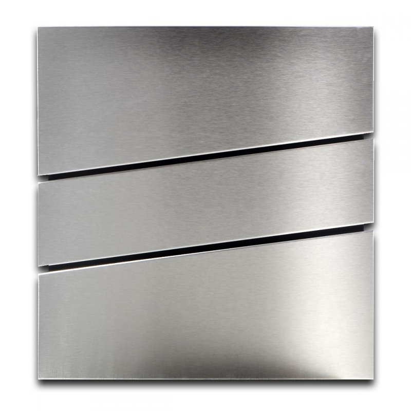 Arrilla Wall Mounted Letter Box, Silver