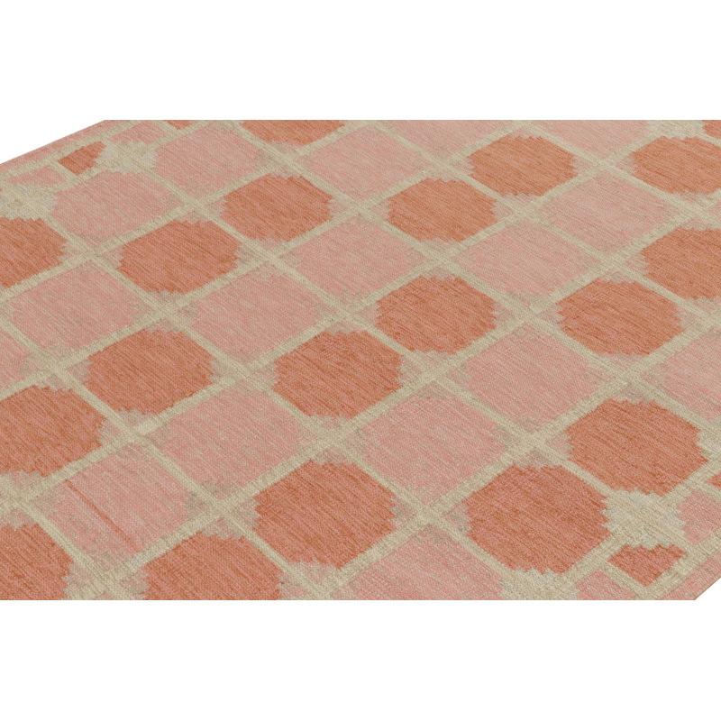 Scandinavian Wool Geometric Area Rug, Rectangle 12' x 18'