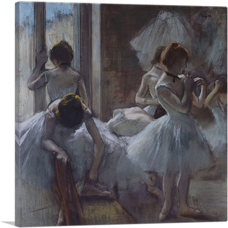 Danseurs - 1885 - impression, H 18 po x l 18 po x P 0,75 po