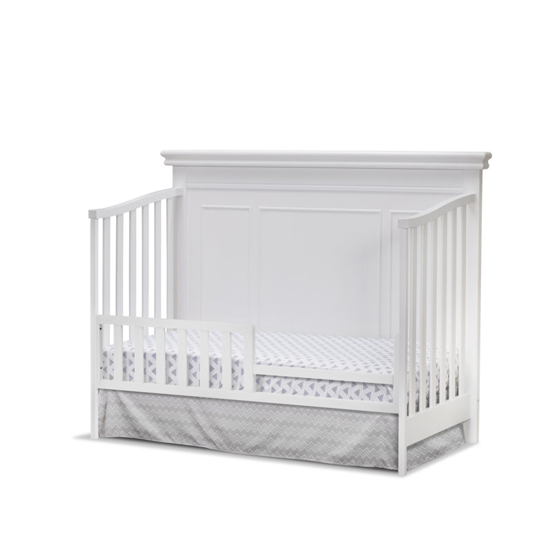 Lit de bébé convertible 4-en-1 Finley Lux, Blanc