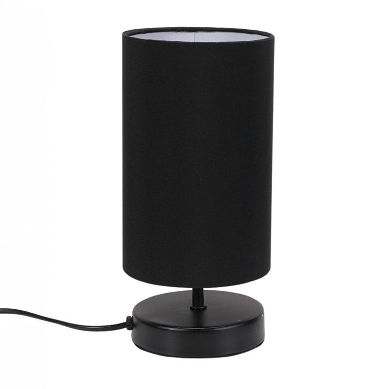 Romica Metal Table Lamp, No, Navy, Brushed Gold