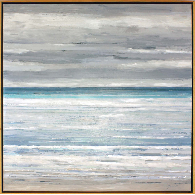 Calm Sea Print by Lawrence Behunek