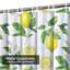 Rideau de douche avec 12 crochets Lemon-1002632127