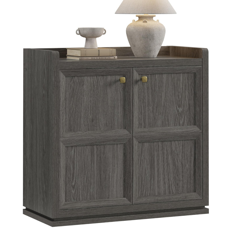 Buffet décoratif 34 po, Gris foncé
