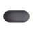 63" Freestanding Solid Surface Bathtub Matte Grey Oval Deep Soaking Tub with Overflow and Pop-up Drain-127331859-127331858