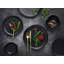 Creatable, Natural Organic Black, 12-Piece Plate Set