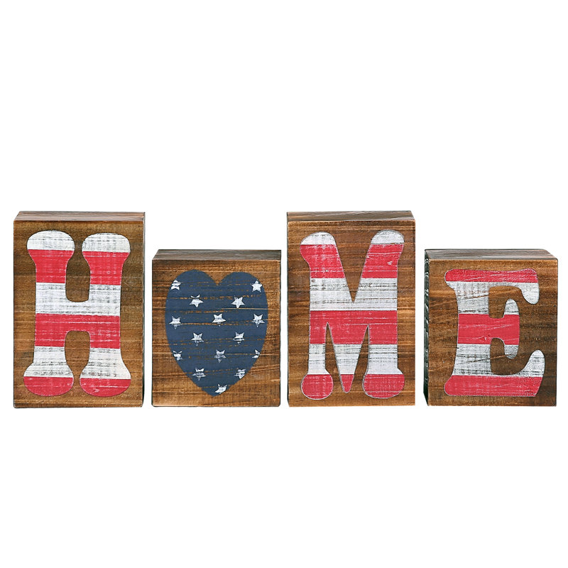 Text & Numbers Letter Block