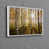 White Floater Framed