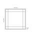 Iron Square Wall Mirror