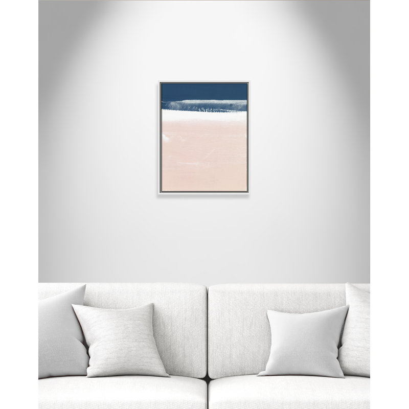 Hunsberger Blushing Horizon - Painting Print, 17.5" H x 21.5" W x 2" D, White Framed Canvas, No Mat
