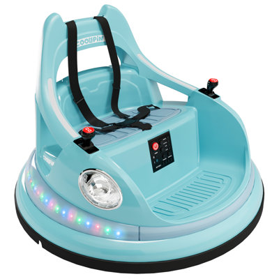 12V Kids Electric Bumper Car, Toddler Ride On Bumper Car with Parent Remote Control, 360° Spin, 2 Driving Modes and Music, Battery Powered Ride On Toy