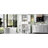 White Bathroom Cabinet - Multi-Functional Storage, Adjustable Shelf, Slide Rails Functional Storage , White, Rails, Shelf-1710737655