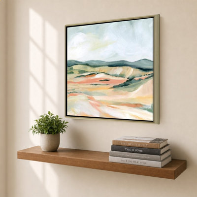 «Vermillion Landscape III» par Katrina Pete - impression sur toile