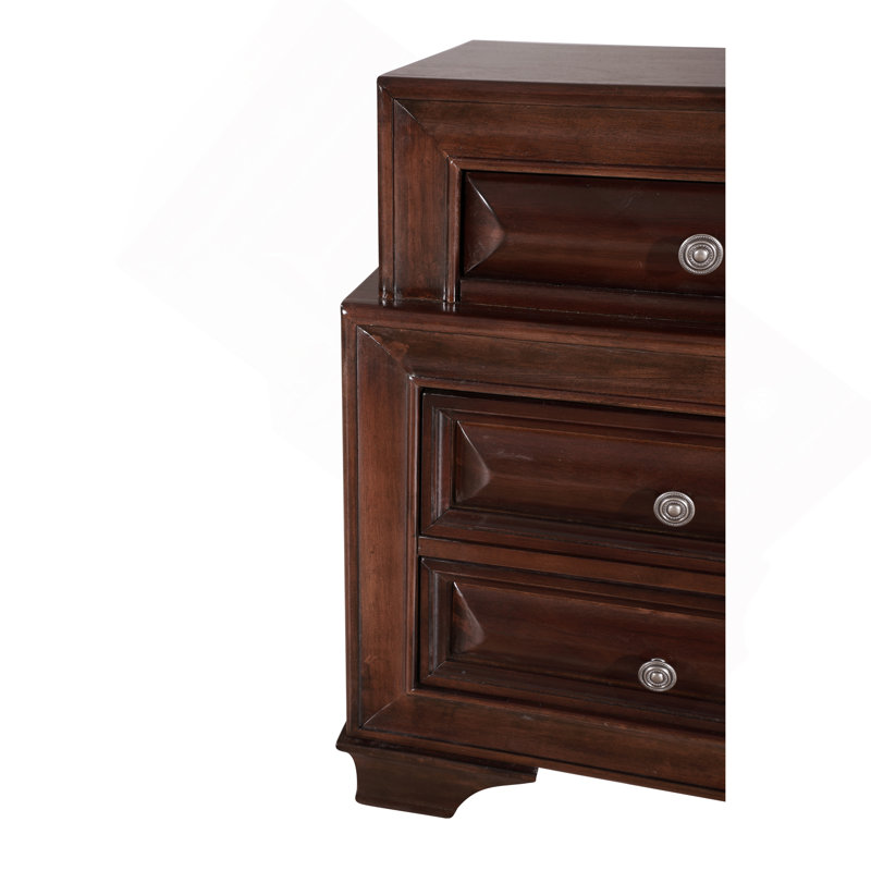 Lavita G8875-N Nightstand , Cappuccino, Cappuccino
