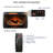 60" Electric Fireplace Tv Stand - Jasmine White. /Ul , 5000 /H Heat Output, Adjustable Flame Colors, Easy Assembly 60 Inch Cabinet Realistic Resin Logs, Heat, Overheat Protection, Remote Operated