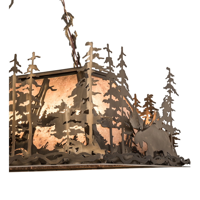 Rustic Lodge 6 - Light Pendant, 41" H x 34" W x 22" D