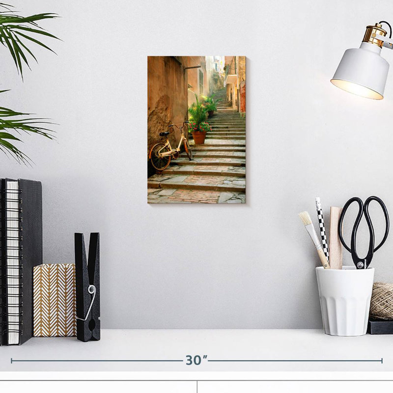 Sireci Cinque Terre Steps, 12" H x 8" W