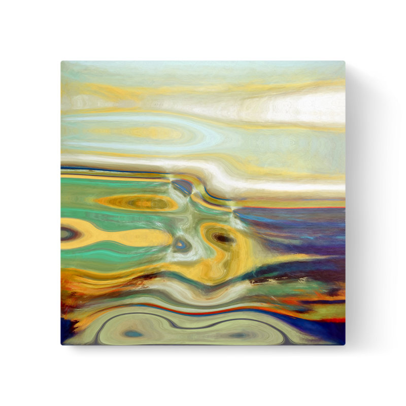 Calm Waters II - peinture sur toile tendue, H 48 po x l 48 po x P 1,5 po