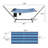 1 Person Cotton Spreader Bar Hammock with Storage Bag, and Cushions