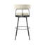 Tabouret de bar et de comptoir pivotant Leatri-795151234-795151233