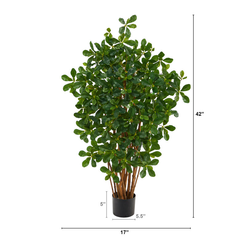 Olive artificielle en pot, H 42 po x l 17 po x P 17 po
