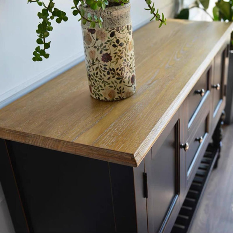 Buffet spacieux avec beaucoup de rangement, Noir