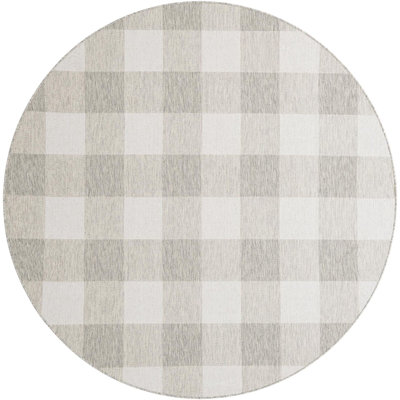 Tapis intérieur / extérieur gris Borland
