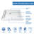 Flex 36" W x 36" D x 78" H Semi-Frameless Square Shower Enclosure with Fixed Panel and Base Included-84327396