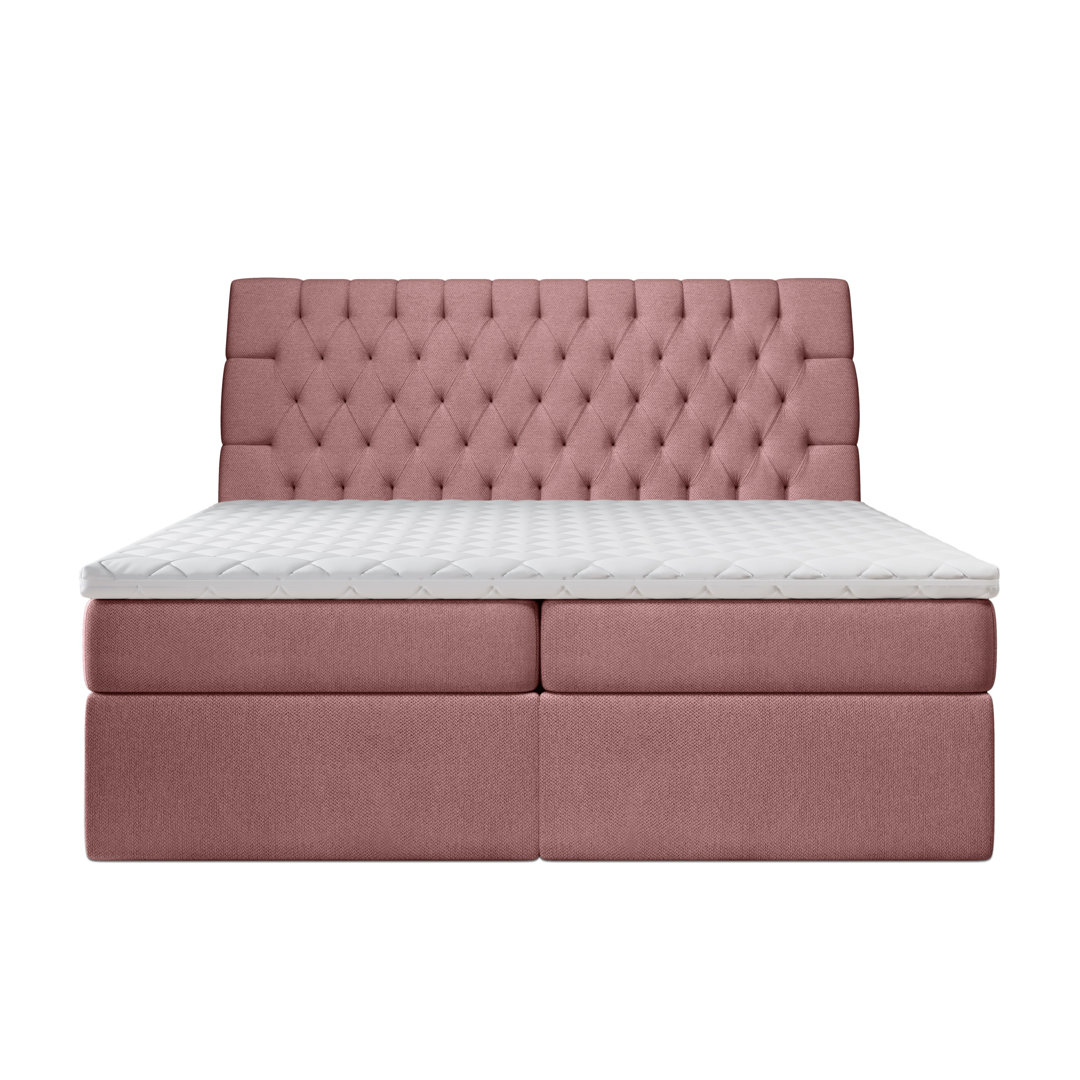 Boxspringbett Mcdonough mit Topper und Bettkasten