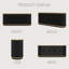 Buffet diagonal cannelé 63 "avec rangement 63"-1365680863