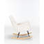 Chaise berçante, chaise berçante, fauteuil à bascule rembourré avec dossier haut, chaise berçante et fauteuil inclinable