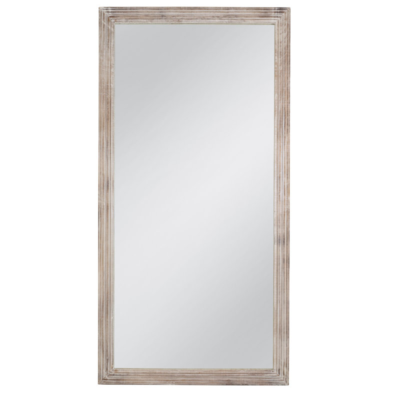 Miroir Cylen en blanc avec or