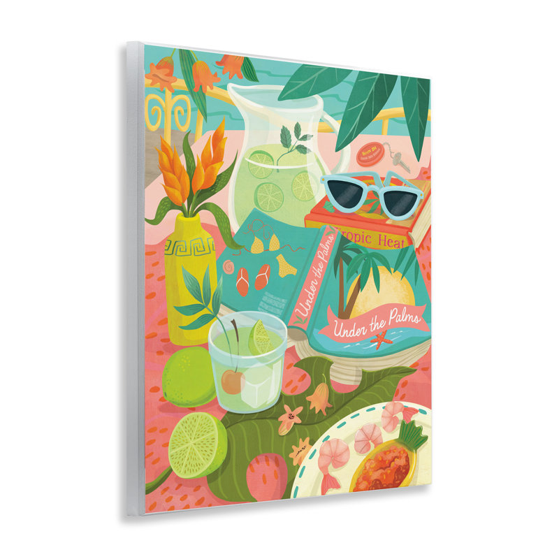  "Tropical Drinks on Beach", art mural par Laura Watson