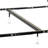 Adams Black Queen or E King Bolt-On Bed Frame