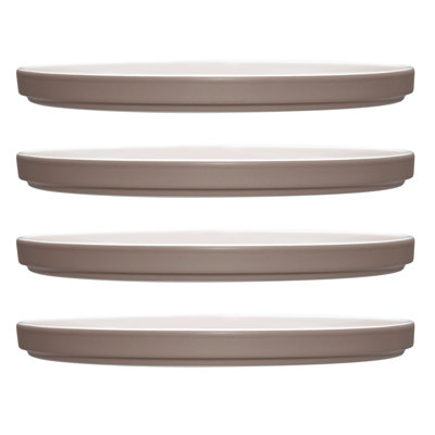 Ensemble de 4 assiettes à dîner Nortake ColorTrio, 9 3/4 po